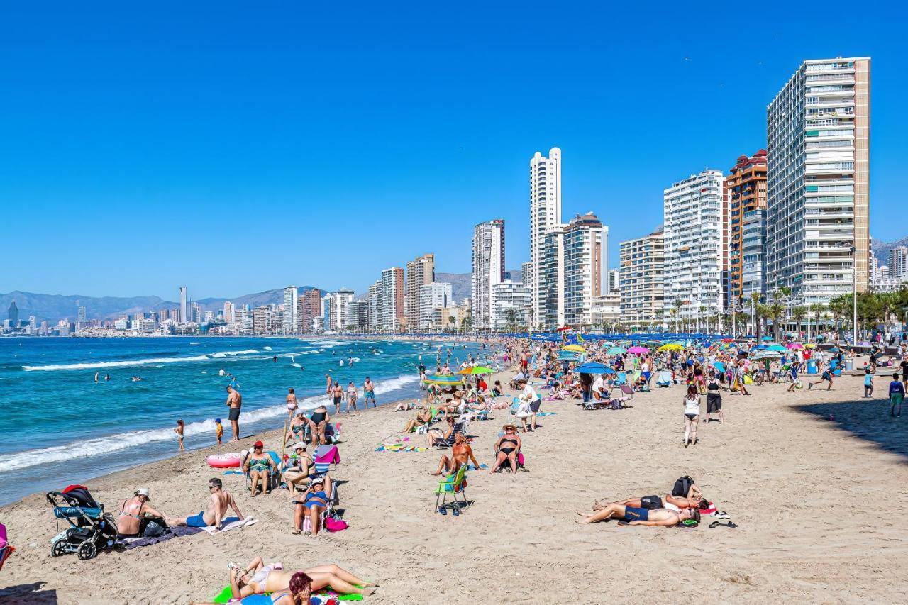 Gemelos Sea View Apartment Benidorm Eksteriør bilde