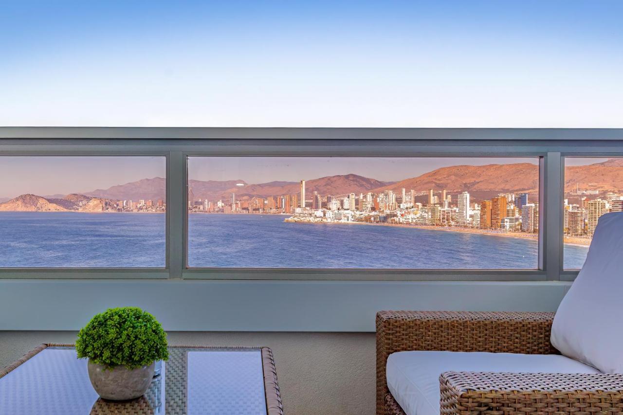 Gemelos Sea View Apartment Benidorm Eksteriør bilde