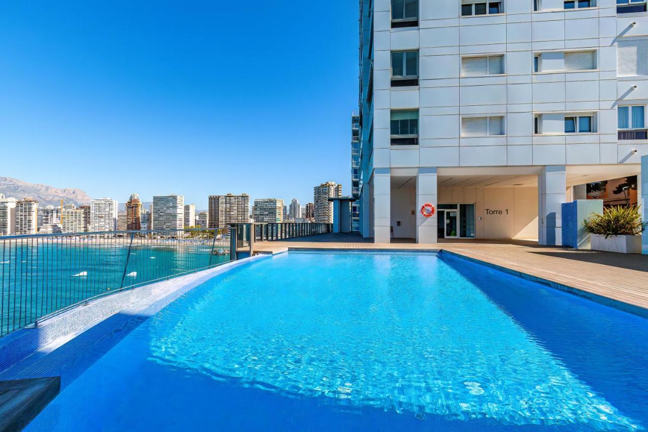 Gemelos Sea View Apartment Benidorm Eksteriør bilde